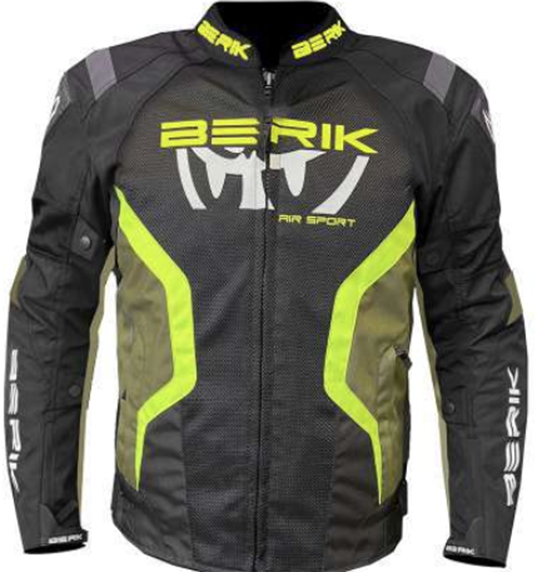Berik Lalxa Veste Textile moto Noir/Jaune/Vert 52 Figure 1