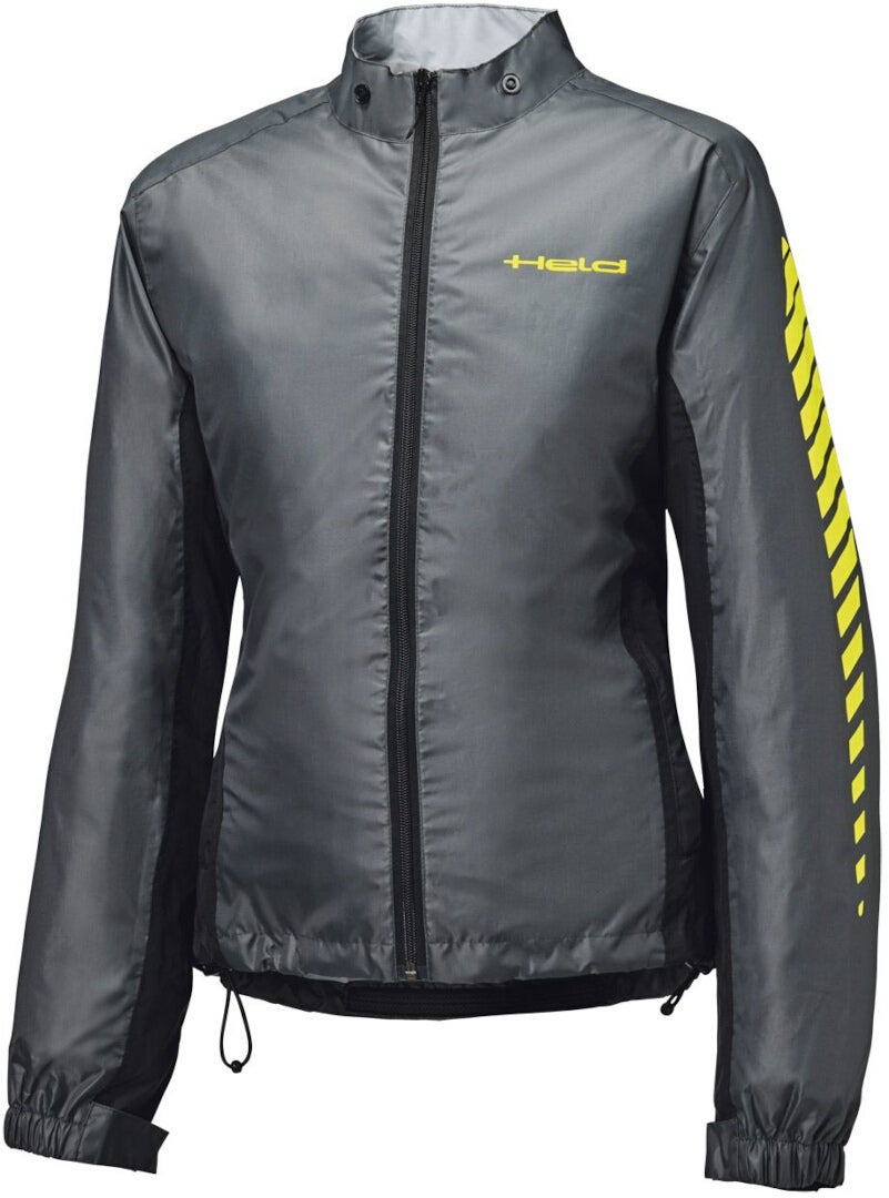Held Wet Tour 2 Damen Regenjacke dunkelgrau/schwarz/neon-gelb M Abbildung 1