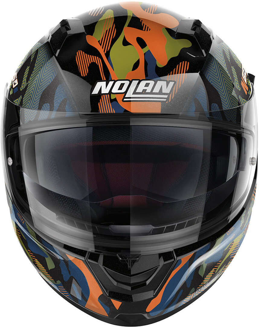 Nolan N60-6 Foxtrot Hjälm svart/orange Förlust (60) Figur 3