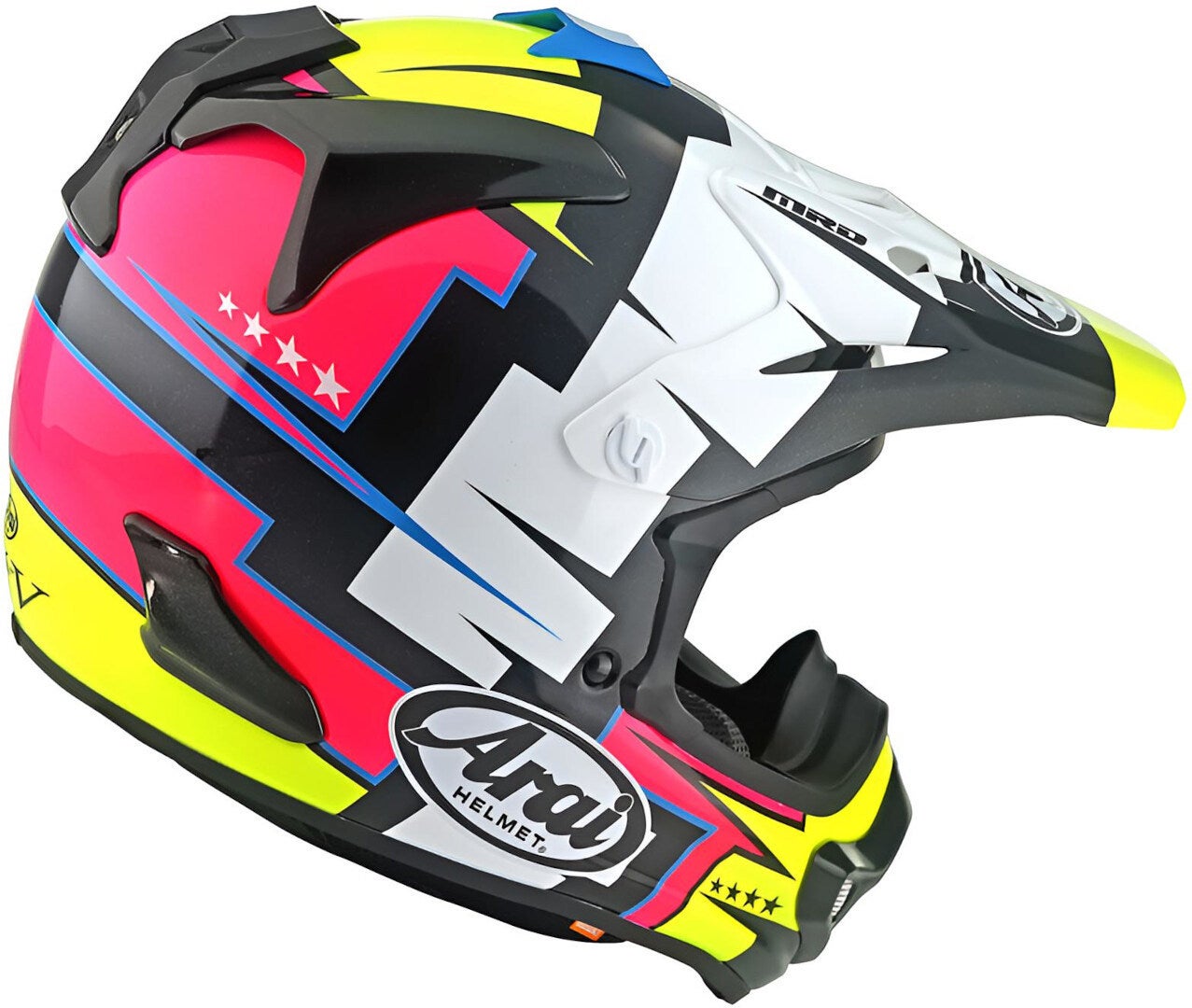 Arai MX-V EVO Battle Casco da motocross nero/multicolore M (57/58) Figura 2