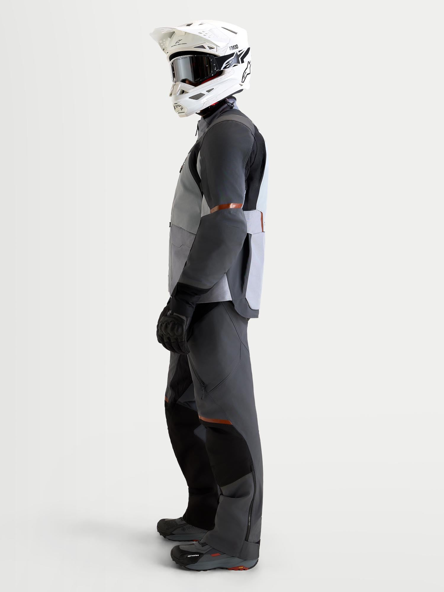 Alpinestars ST-7 V2 2L Gore-Tex waterdichte motorfiets textieljas grijs/zwart 2XL Figuur 4