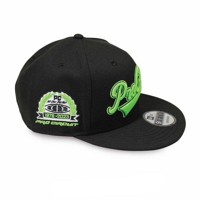 Snapback Mössa - Svart/Neongrön grön/svart En storlek passar alla Figur 3