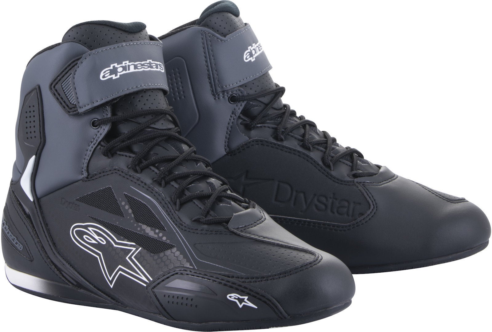 Alpinestars Faster-3 DryStar Motorcykel sko grå/sort 10 (43) Figur 1