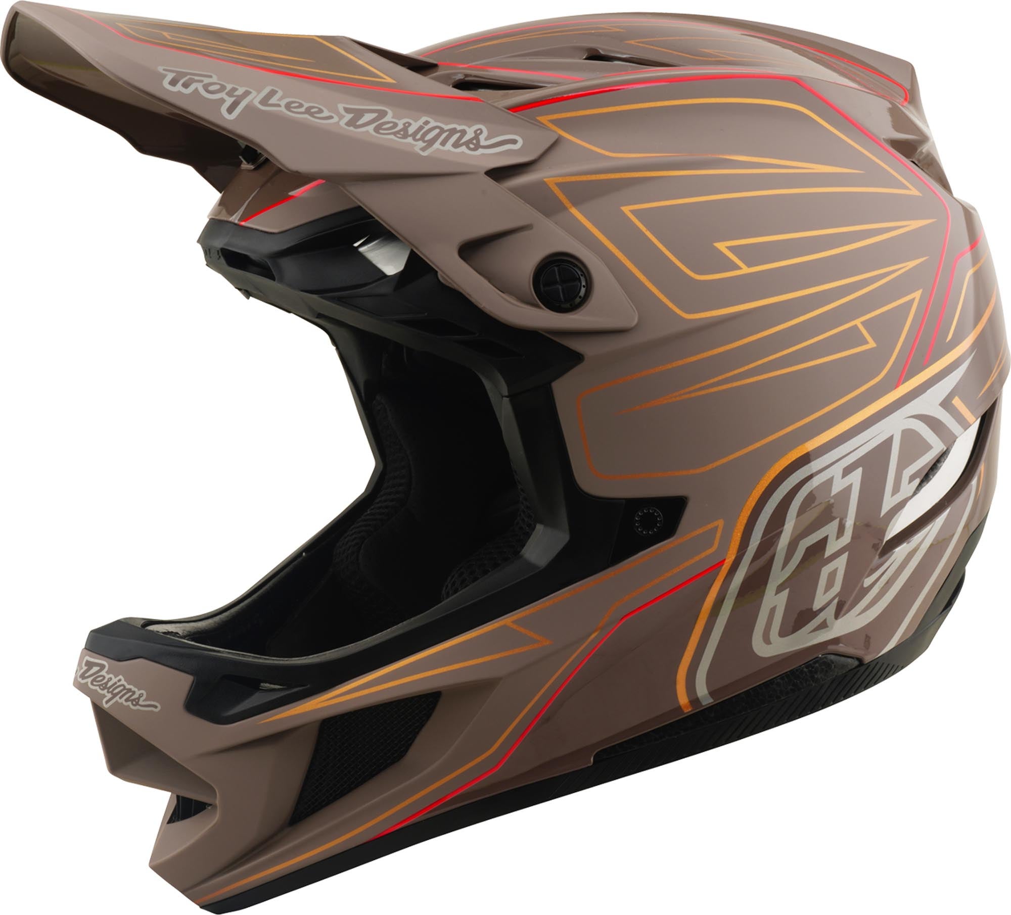 Troy Lee Designs D4 Polyacrylite MIPS Shadow Pro Capacete de Descida Artigo principal Figura 1