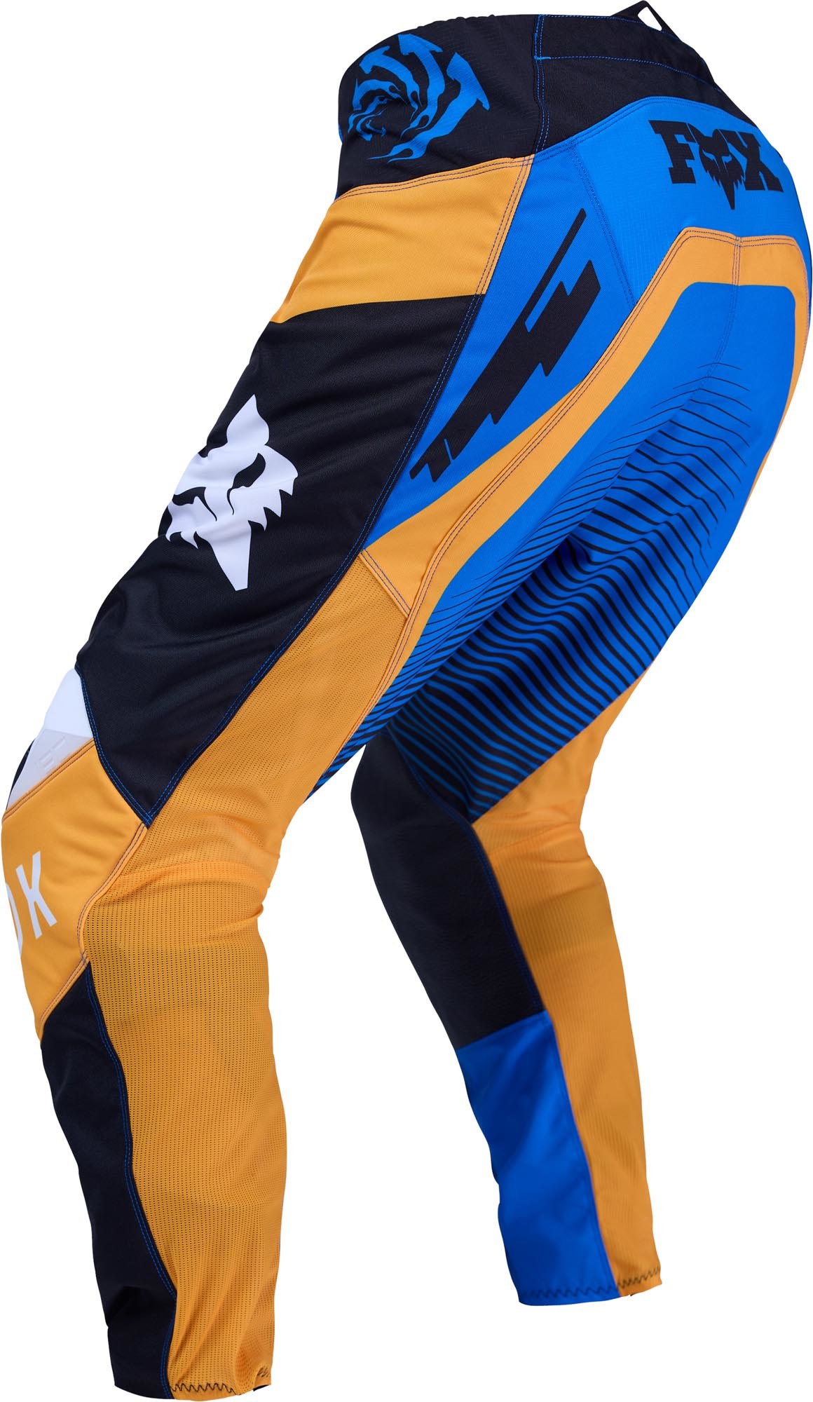 FOX 180 Collect Spodnie motocrossowe niebieski/żółty 38 Rysunek 2