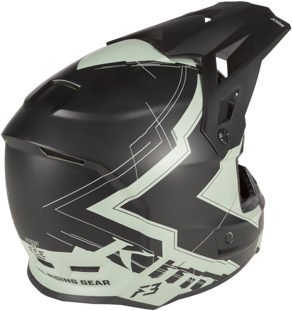 Klim F3 Verge Motocross hjelm sort/grå XXXL (64/65) Figur 7