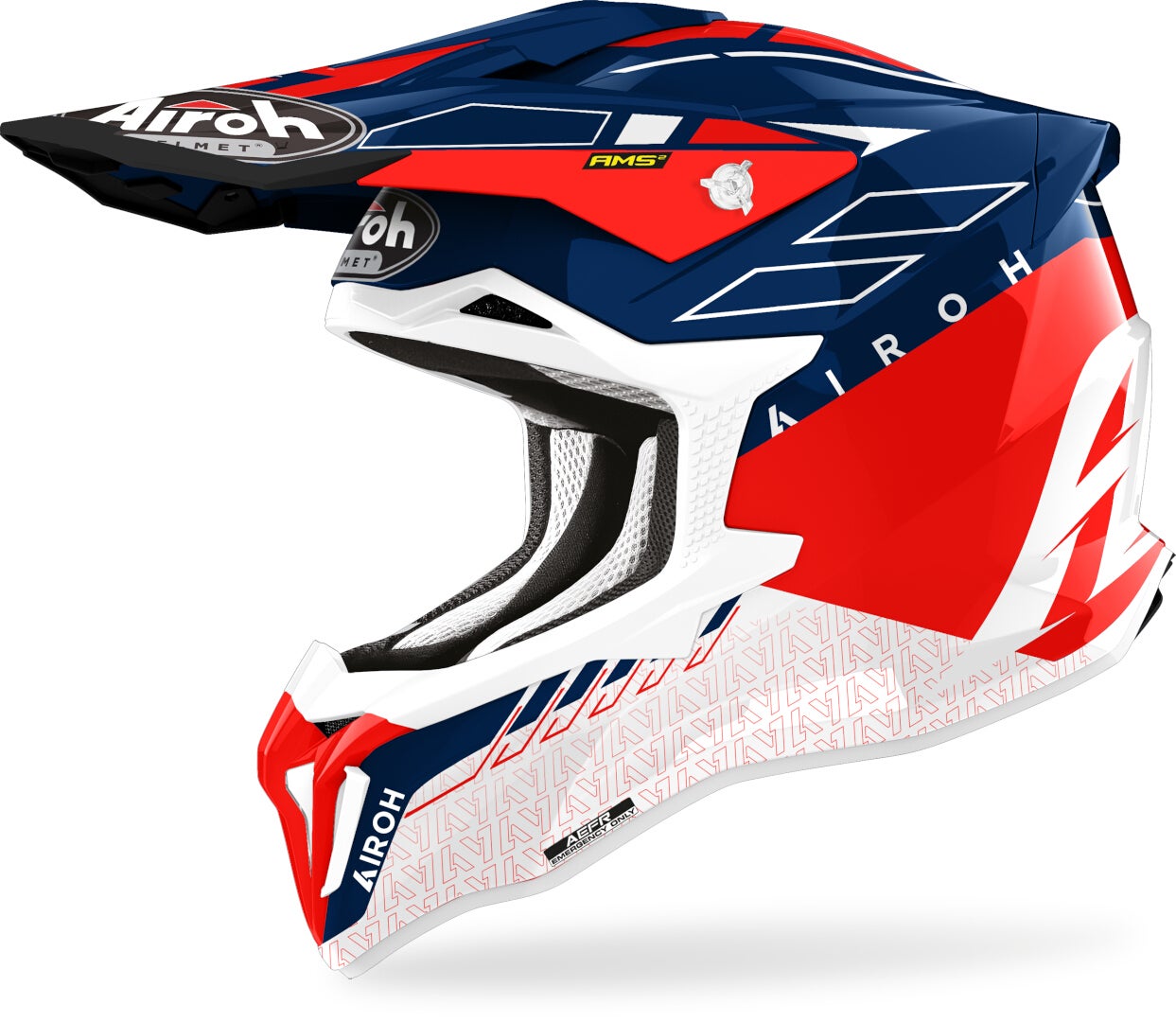 Airoh Strycker Skin Casco Motocross rosso L (59/60) Figura 1