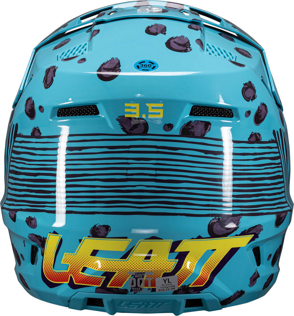 Leatt 3.5 Angled Junior Motocross Helm mit Brille L (53/54) Abbildung 2