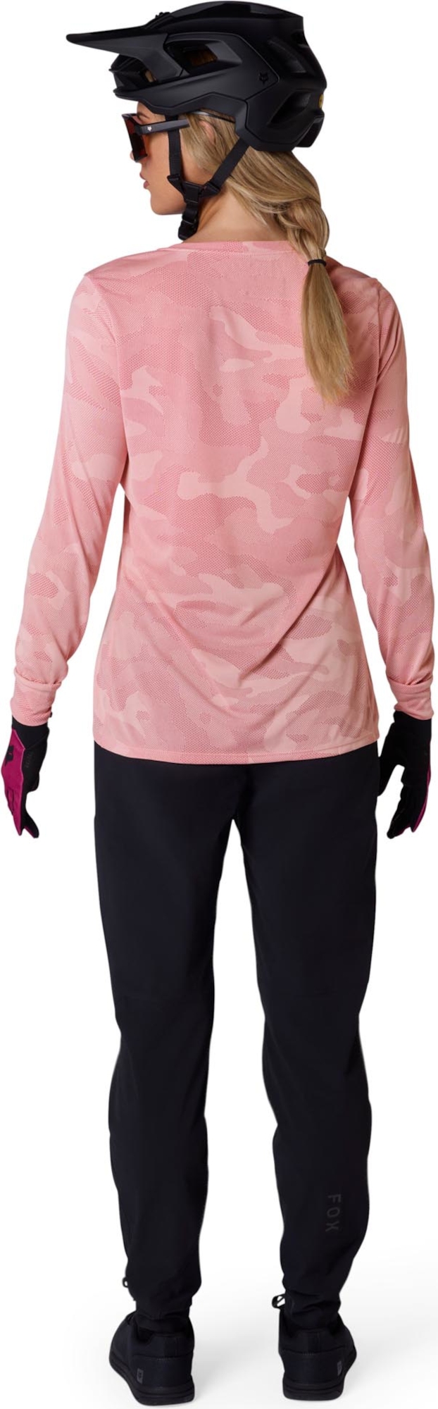 FOX Ranger Tru Dri LS Dames Fiets Jersey roze M Figuur 4