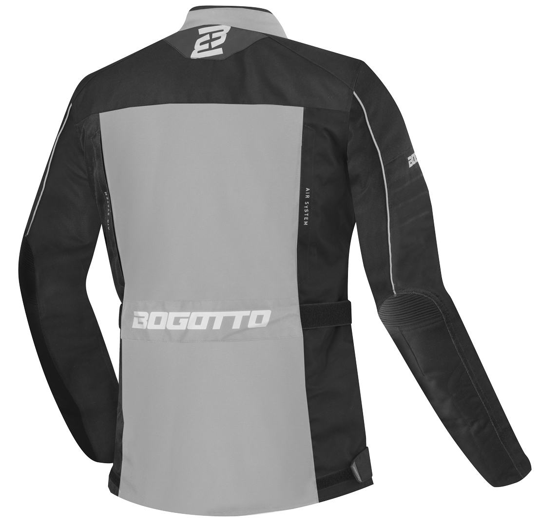 Bogotto Tampar Tour waterproof Motorcycle Textile Jacket black/grey M Figure 2