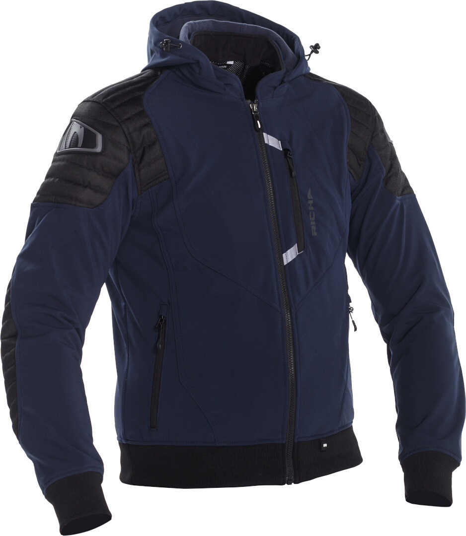 Richa Atomic veste textile de moto imperméable bleu/noir L Figure 1