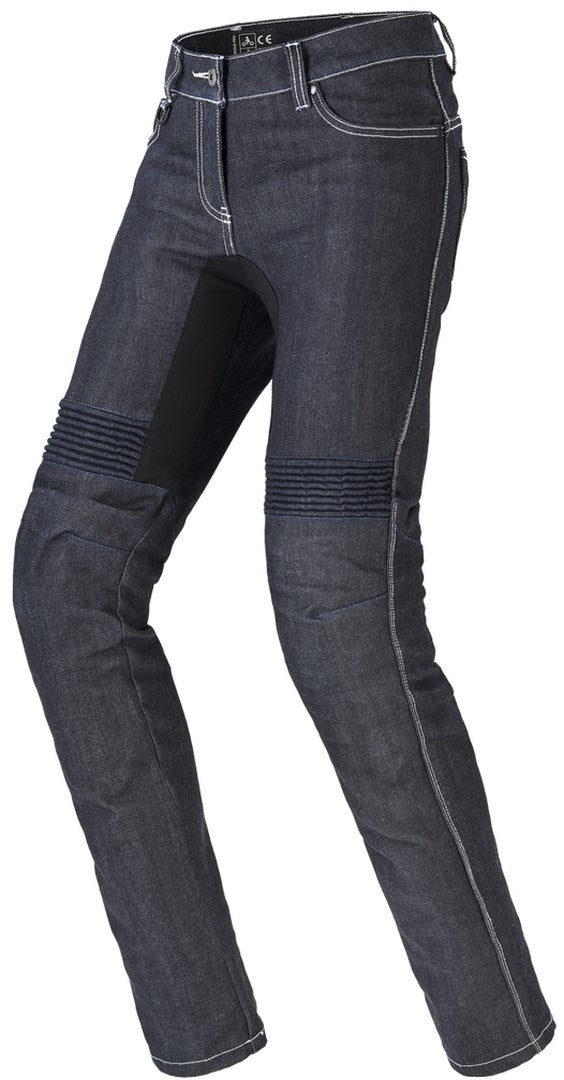 Spidi Furious Pro Damer Motorcykel Jeans Sort 27 Figur 1