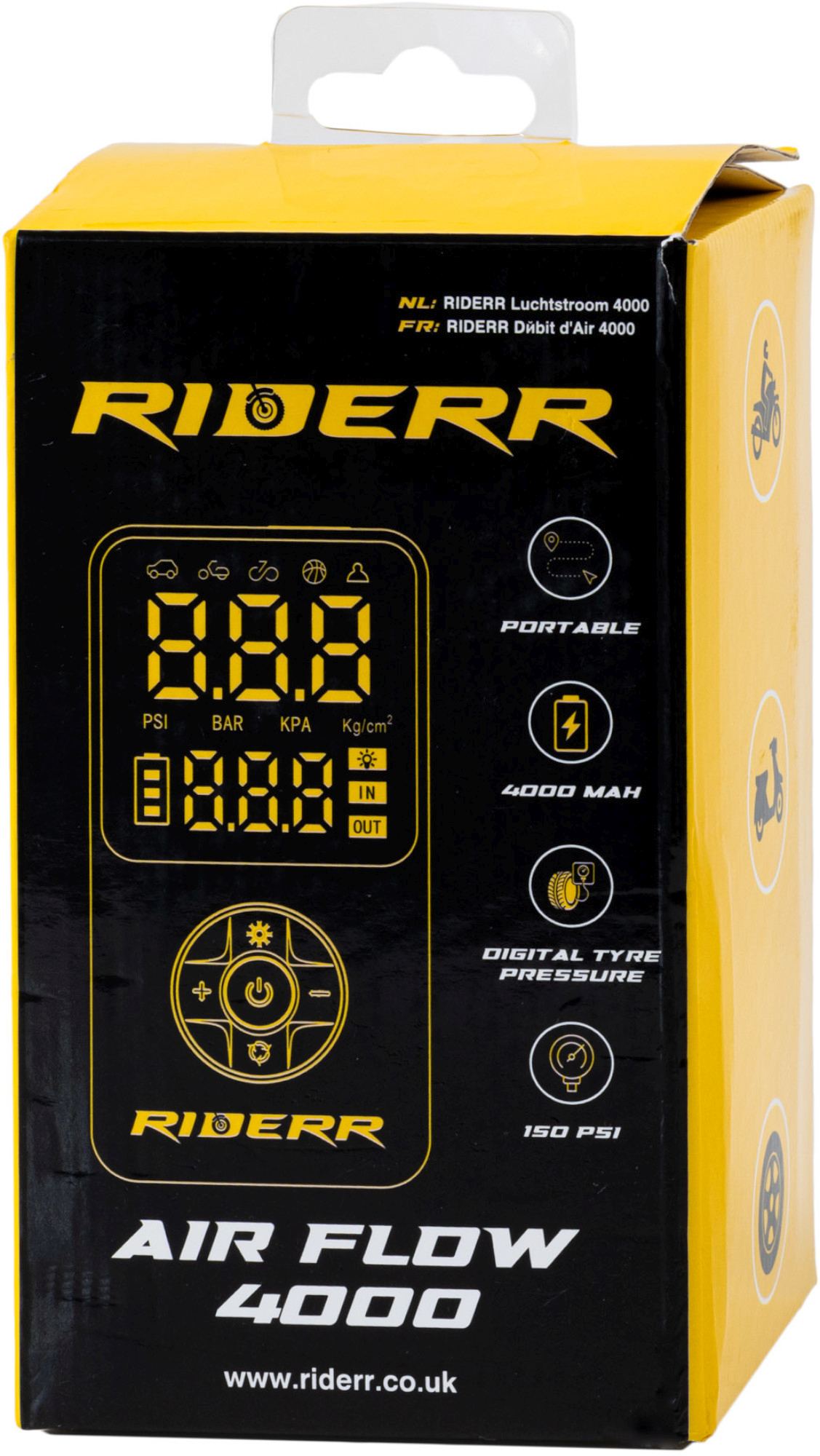 Riderr Air Flow 4000 Compresor portabil de aer Figura 3