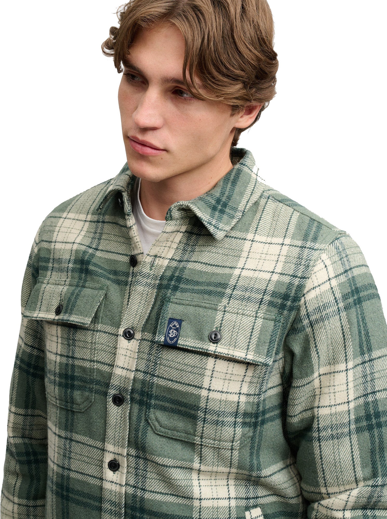Superdry & Co Miller Cămașă verde L Figura 3