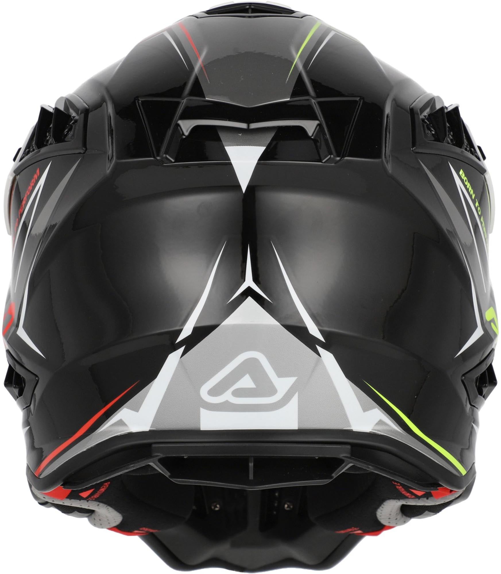 Acerbis Airstrike-X Graphic Motocrosshjelm sort/orange/sølv M (57/58) Figur 7
