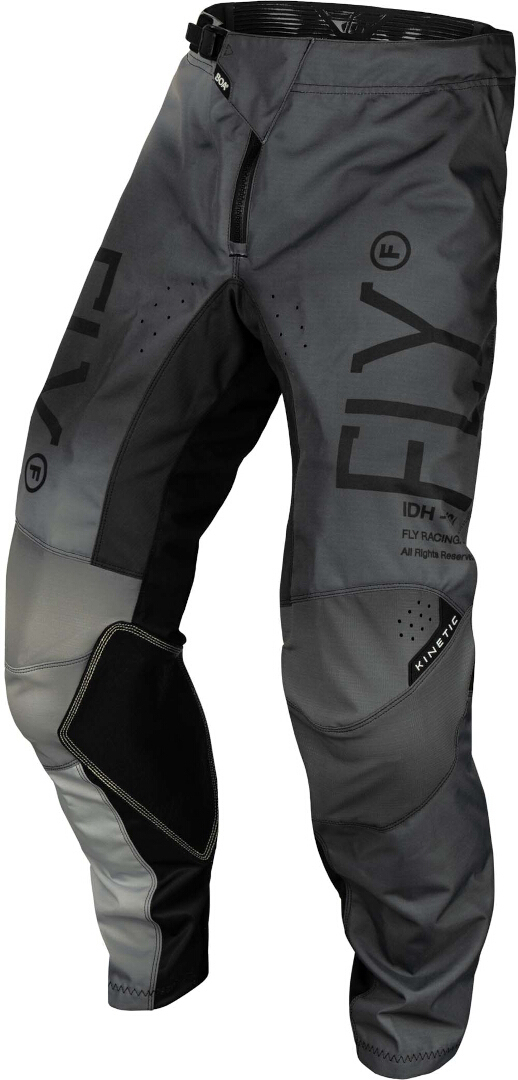 Fly Racing Kinetic Prodigy 2024 Pantaloni de motocross pentru copii Negru/gri deschis 20 Figura 2