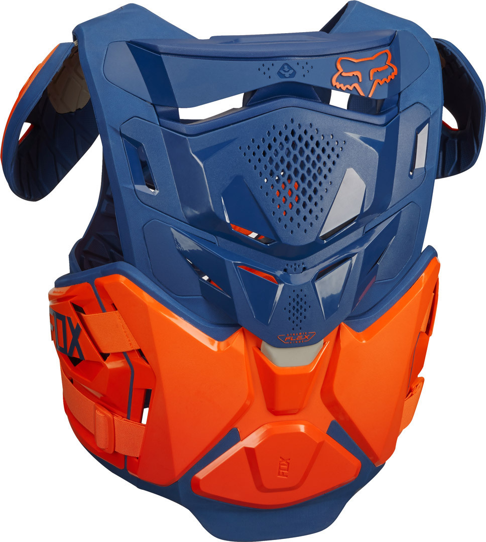 FOX Airframe Pro Vestă de protecție Albastru/Portocaliu S/M Figura 2