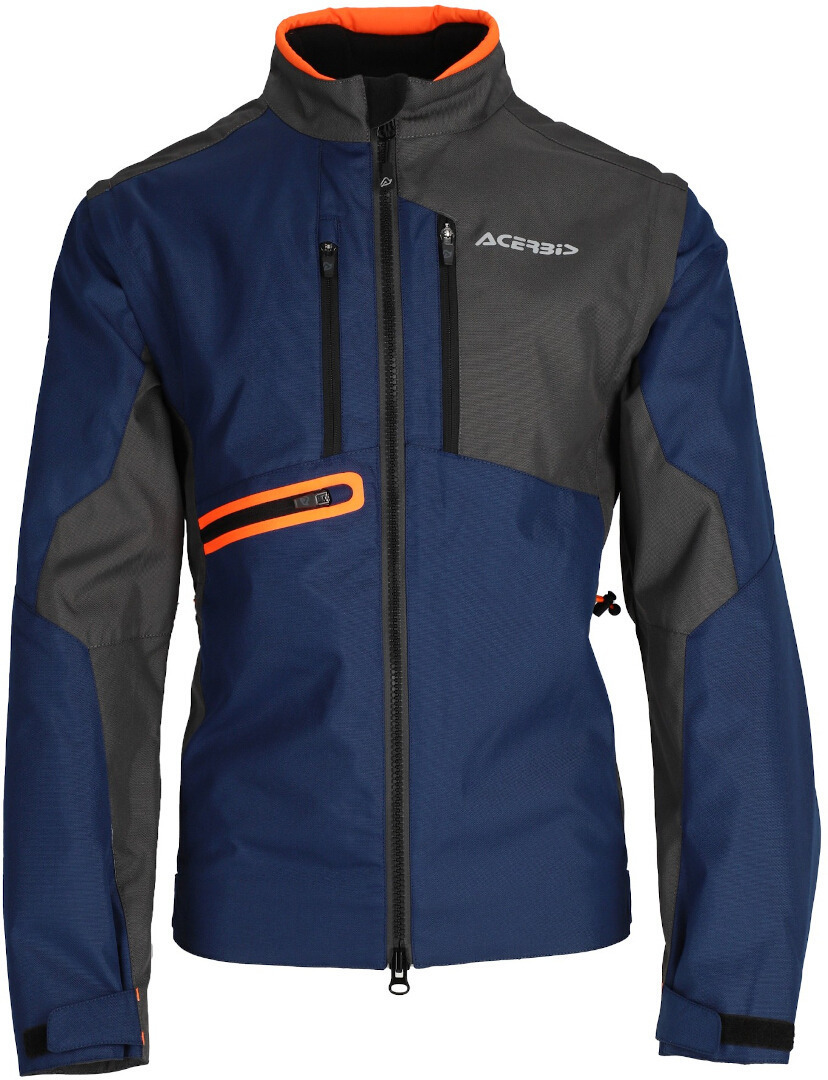 Acerbis Enduro One Motorcycle Textile Jacket blue/grey 3XL Figure 5