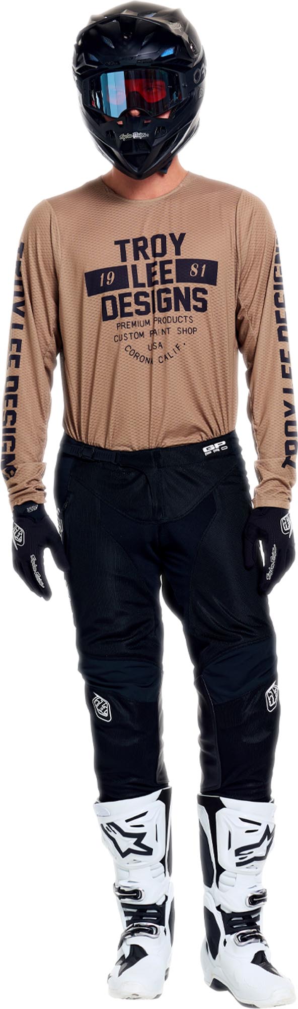 Troy Lee Designs GP Pro Air Seal Motocross Jersey brown L Figure 10