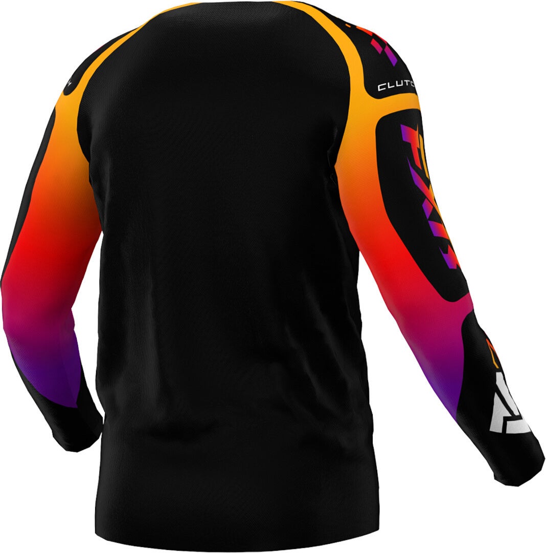 FXR Clutch 2025 Maillot de motocross orange/violet S Figure 2
