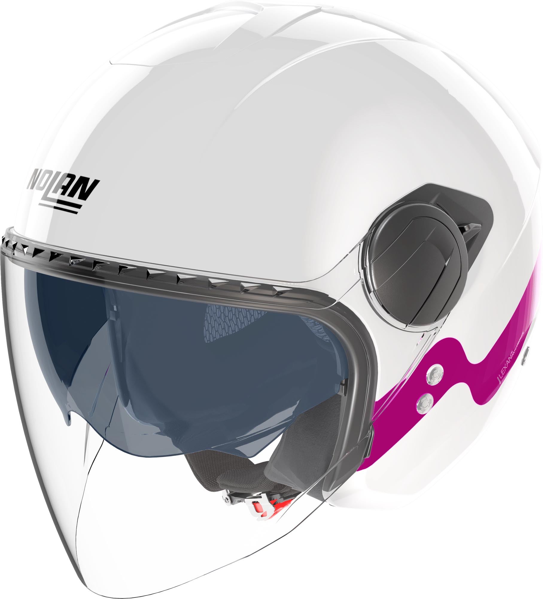 Nolan N20-2 Visor Zefiro Cască cu reacție Alb/roz XXL (63) Figura 1