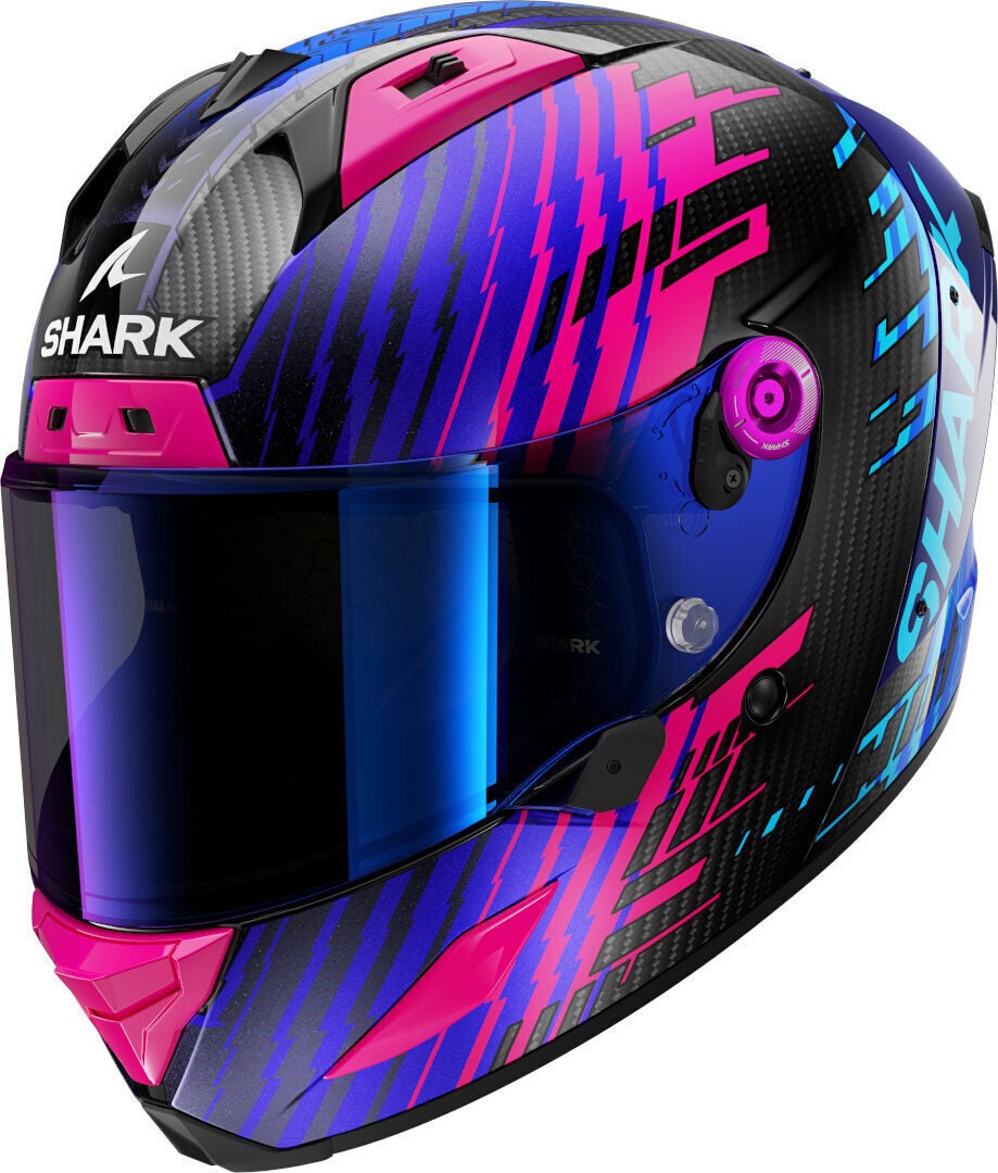 Shark Aeron Edgy Carbon Helm carbon/violett/blau M Abbildung 1