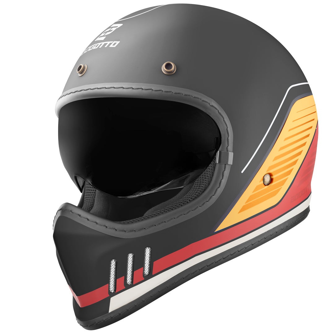 Bogotto FF980 EX-R Helm schwarz/gelb/rot XL Abbildung 1