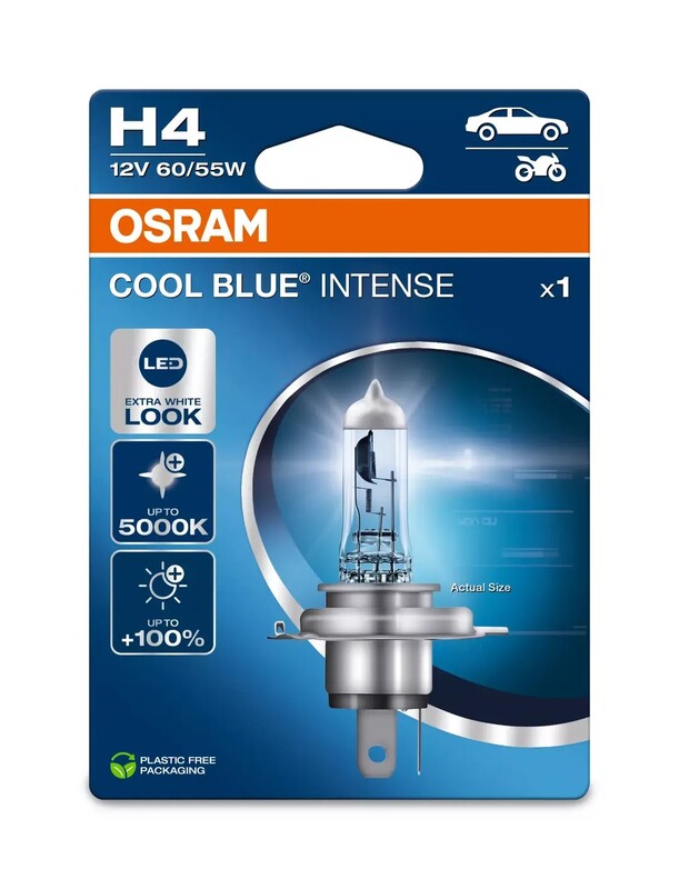 OSRAM Ampoule Cool Blue Intense H4 12V/60/55W - X1 Figure 1