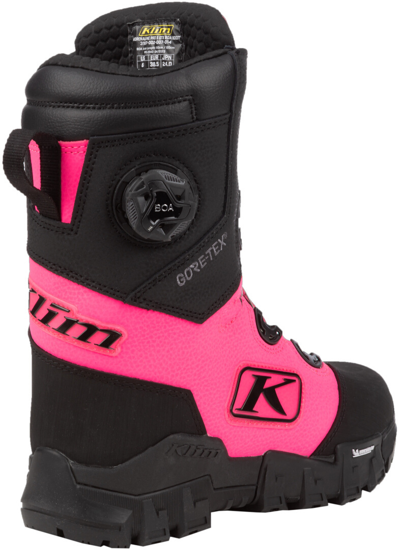 Klim Adrenaline Pro S GTX BOA Cizme pentru snowmobile Negru/roz 7 Figura 8