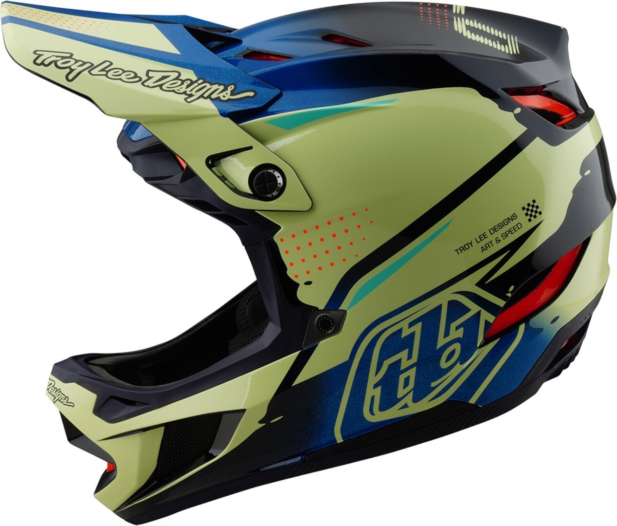 Troy Lee Designs D4 Mips Drip Cască compozită pentru coborâre L (58/59) Figura 2
