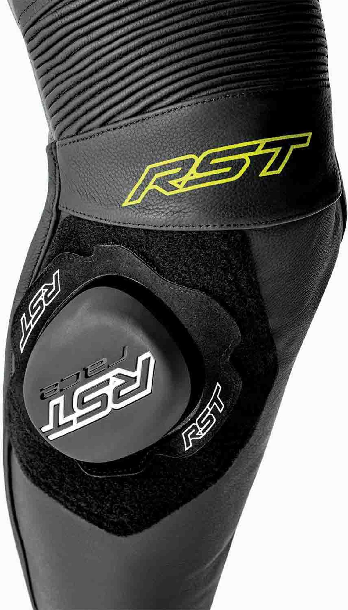 RST S1 D30 perforated 1-Piece Motorcycle Leather Suit black/neon-yellow 54 Figure 8