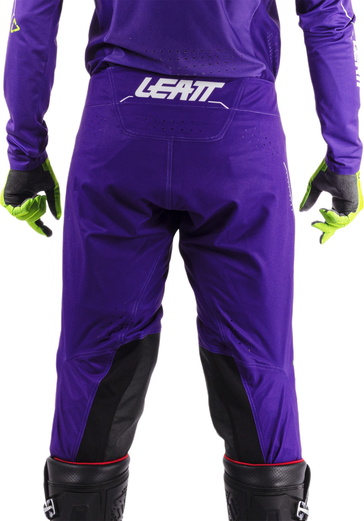 Leatt Moto 5.5 I.K.S V26 Pantaloni da motocross viola 2XL Figura 4