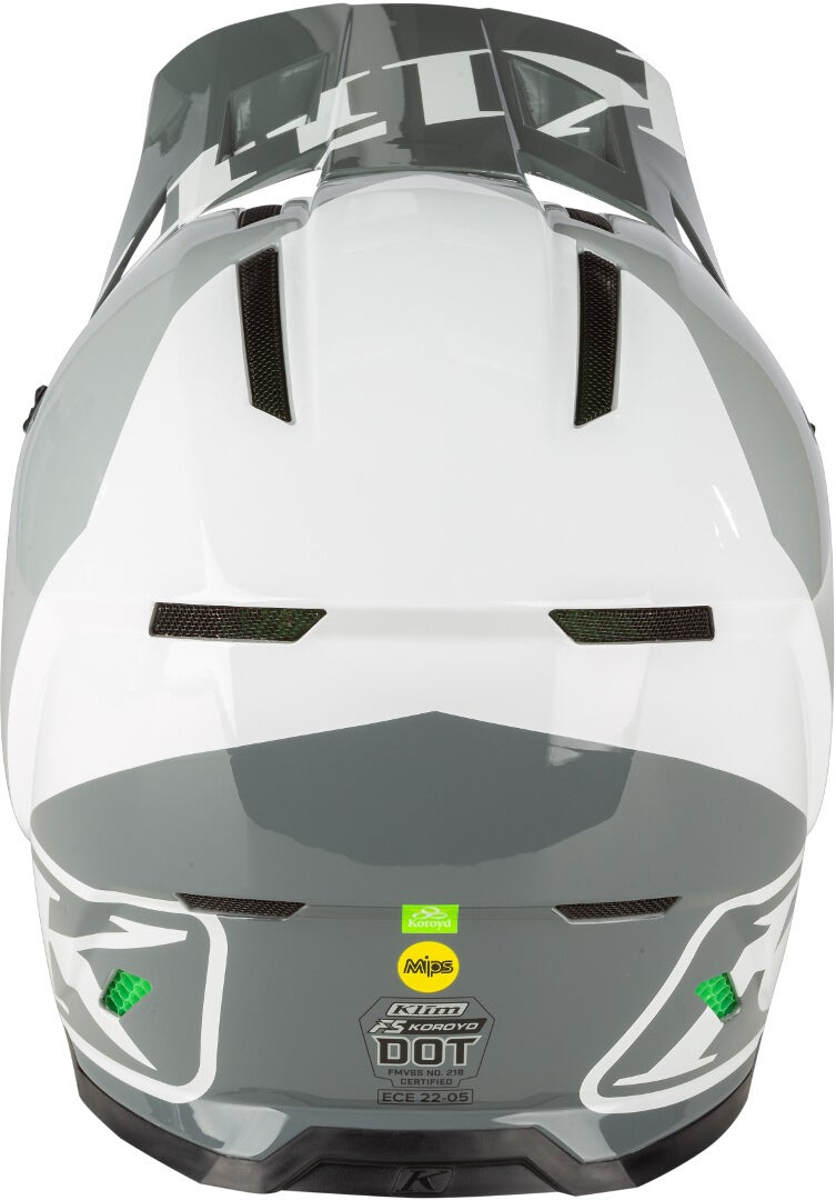 Klim F5 Koroyd Ascent Carbon Motorcross helm grijs/wit L (58/59) Figuur 4