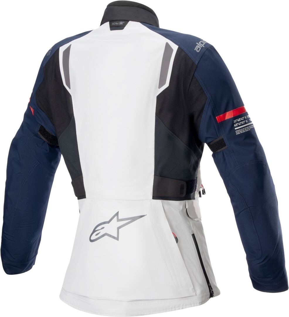 Alpinestars Stella ST-7 2L GTX vattentät damer motorcykel textil jacka grå/svart/blå XL Figur 2