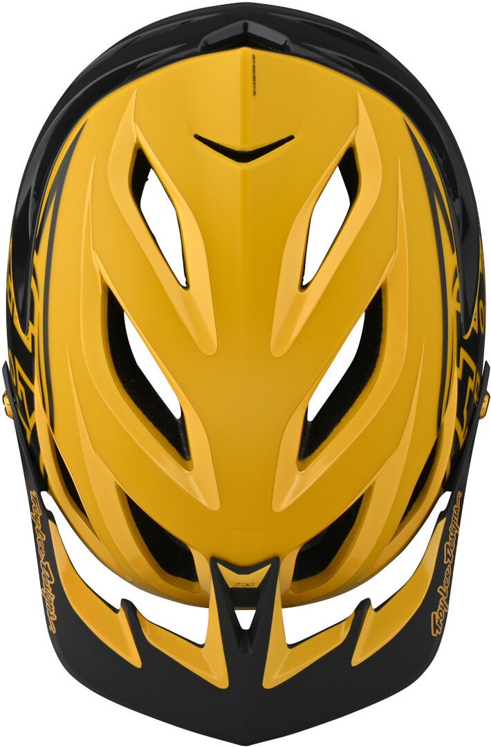 Troy Lee Designs A3 Uno MIPS Casco da bicicletta nero/giallo XL/XXL Figura 2