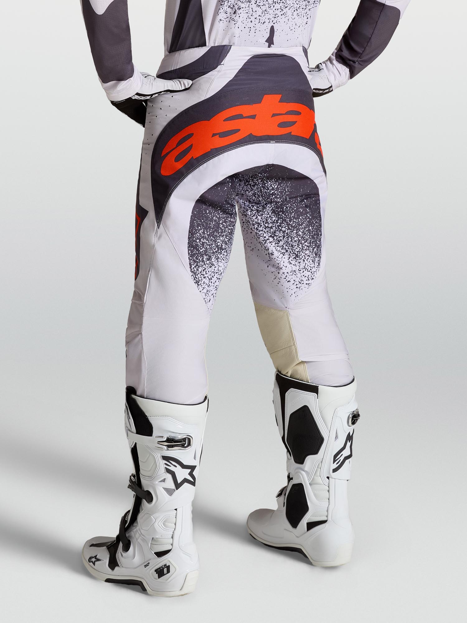 Side view of Alpinestars Techstar Swan Motocross Pants