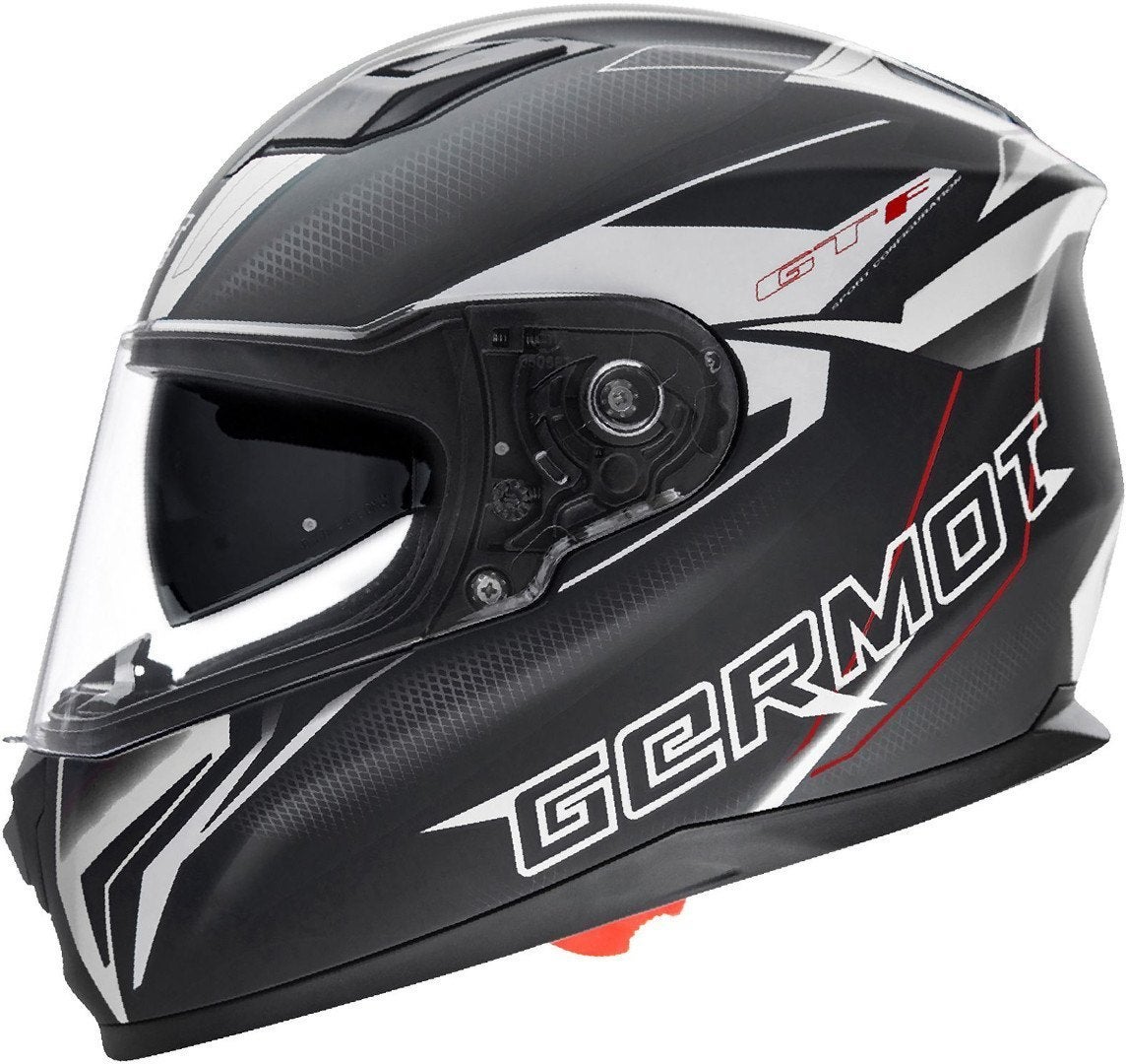 Germot GM 330 Decor Helm Zwart mat/wit Verlies (59/60) Figuur 2