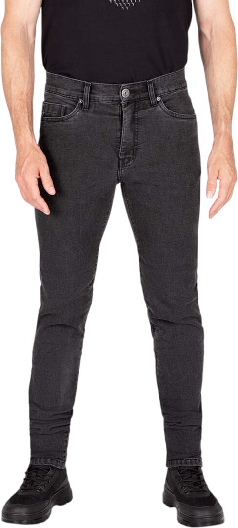 Knox Colton Motorrad Jeans dunkelgrau (charcoal) Kurz S Abbildung 1