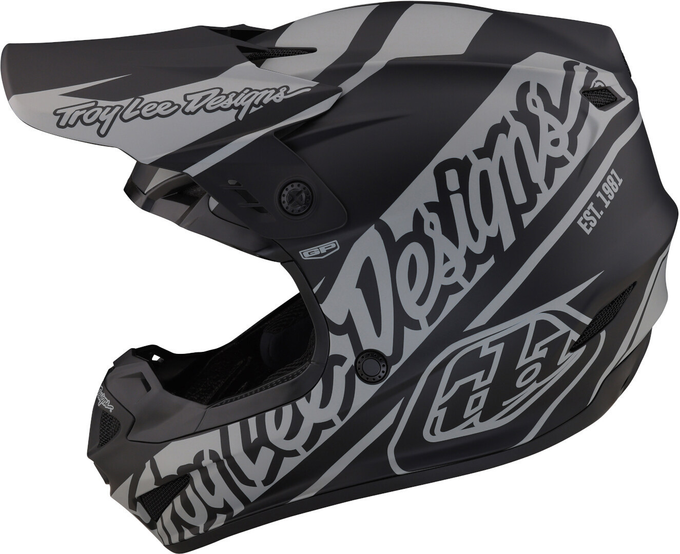 Troy Lee Designs GP Slice Cască de motocross Negru/gri L (58/59) Figura 4