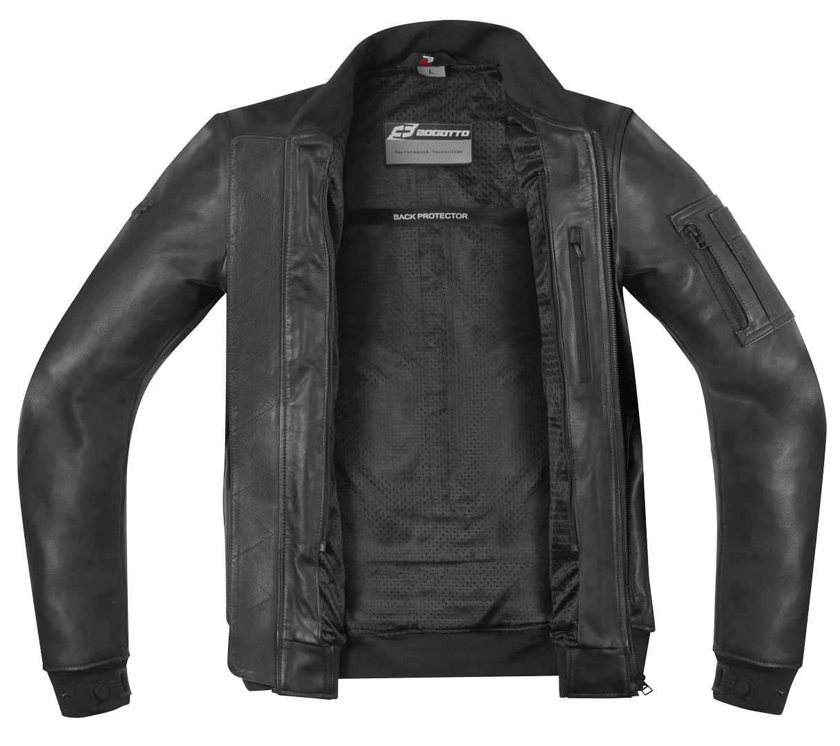 Bogotto Daclan Motorcycle Leather Jacket S Figure 3
