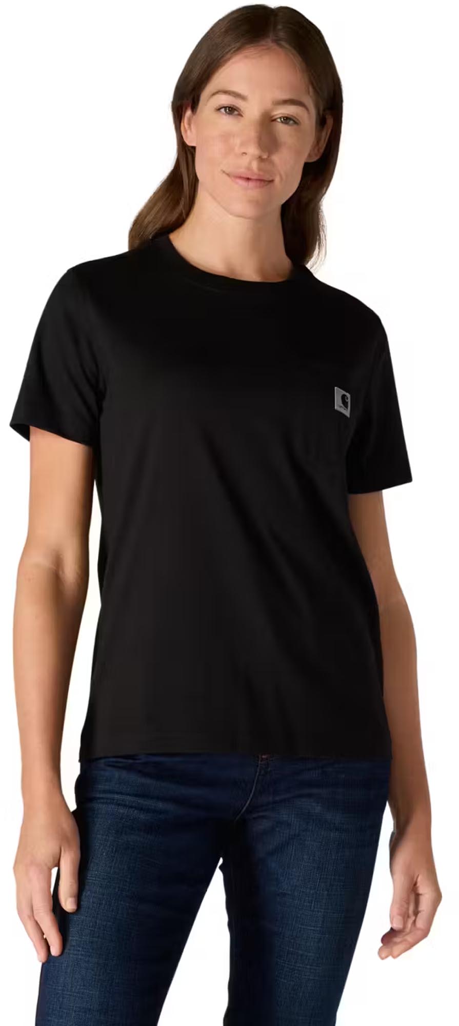 Carhartt Irvine Relaxed Dam-T-shirt svart S Figur 2