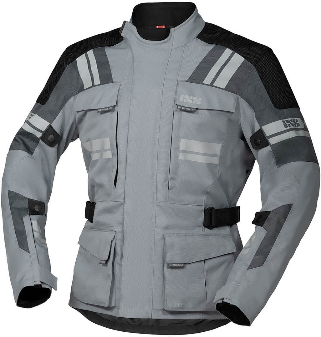 IXS Tour Blade-ST 2.0 Motorrad Textiljacke hellgrau/dunkelgrau/schwarz Lang L Abbildung 1