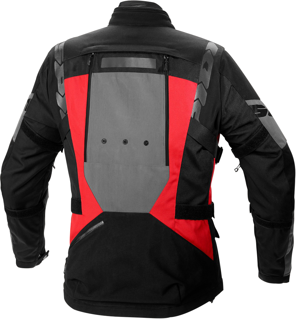 Spidi 4 Season Evo H2Out Motorcycle Textile Jacket black/red L Figure 4