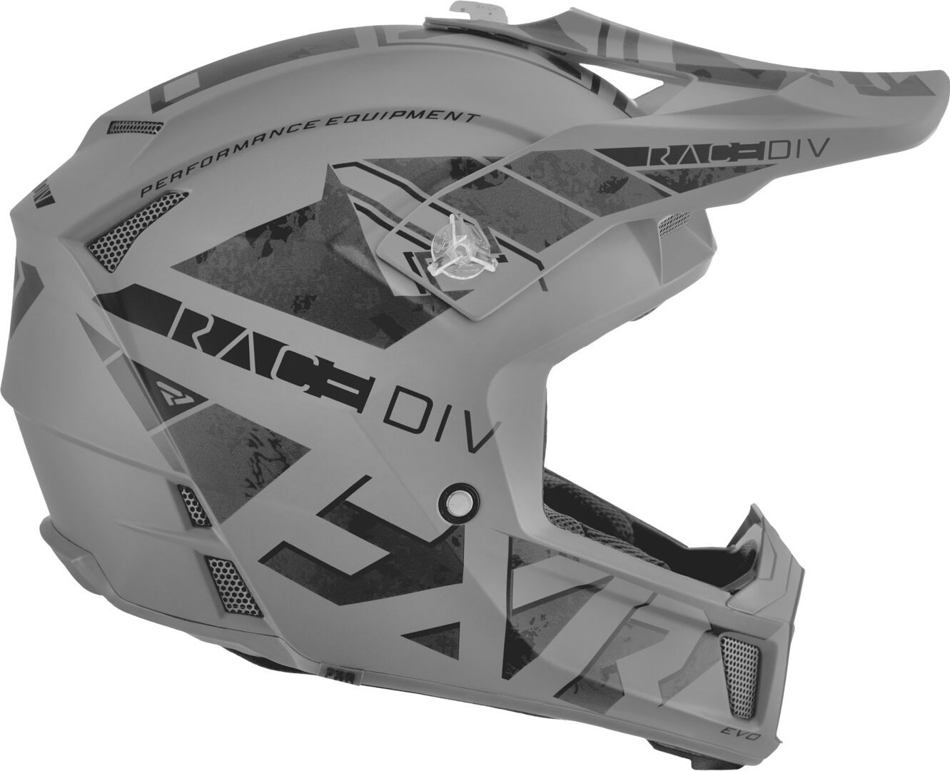 FXR Clutch Stealth Motocross Helm hellgrau matt M (57/58) Abbildung 3
