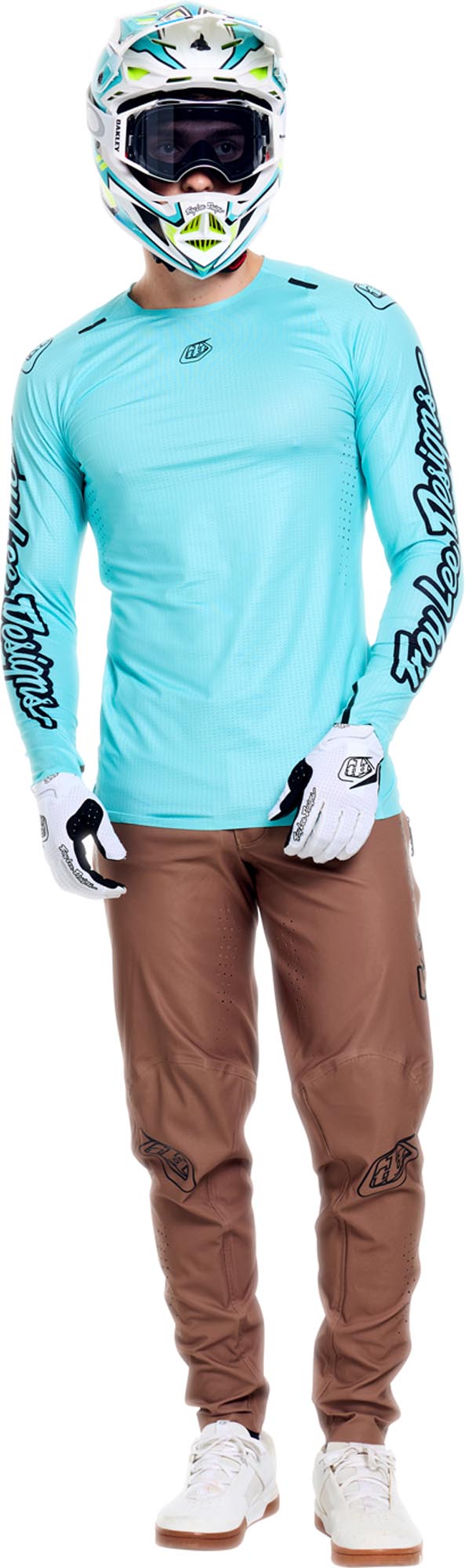 Side view of Troy Lee Designs Sprint Ultra LS Mono Bicycle Jersey