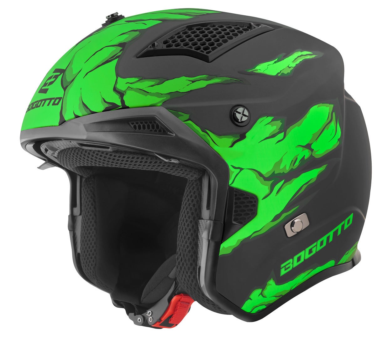 Bogotto Radic Skulash Casque Vert/Noir S Figure 19