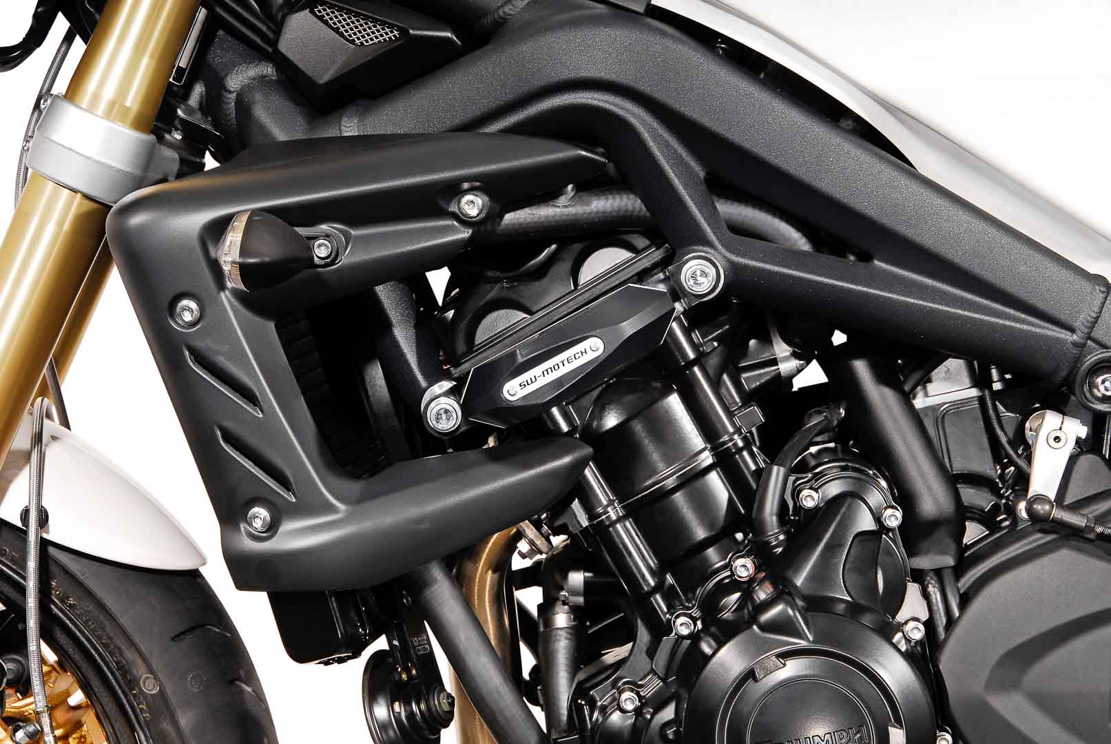 SW-Motech Frame skjutreglage kit - Svart. Triumph Street Trippel 675 (07-12). Figur 3