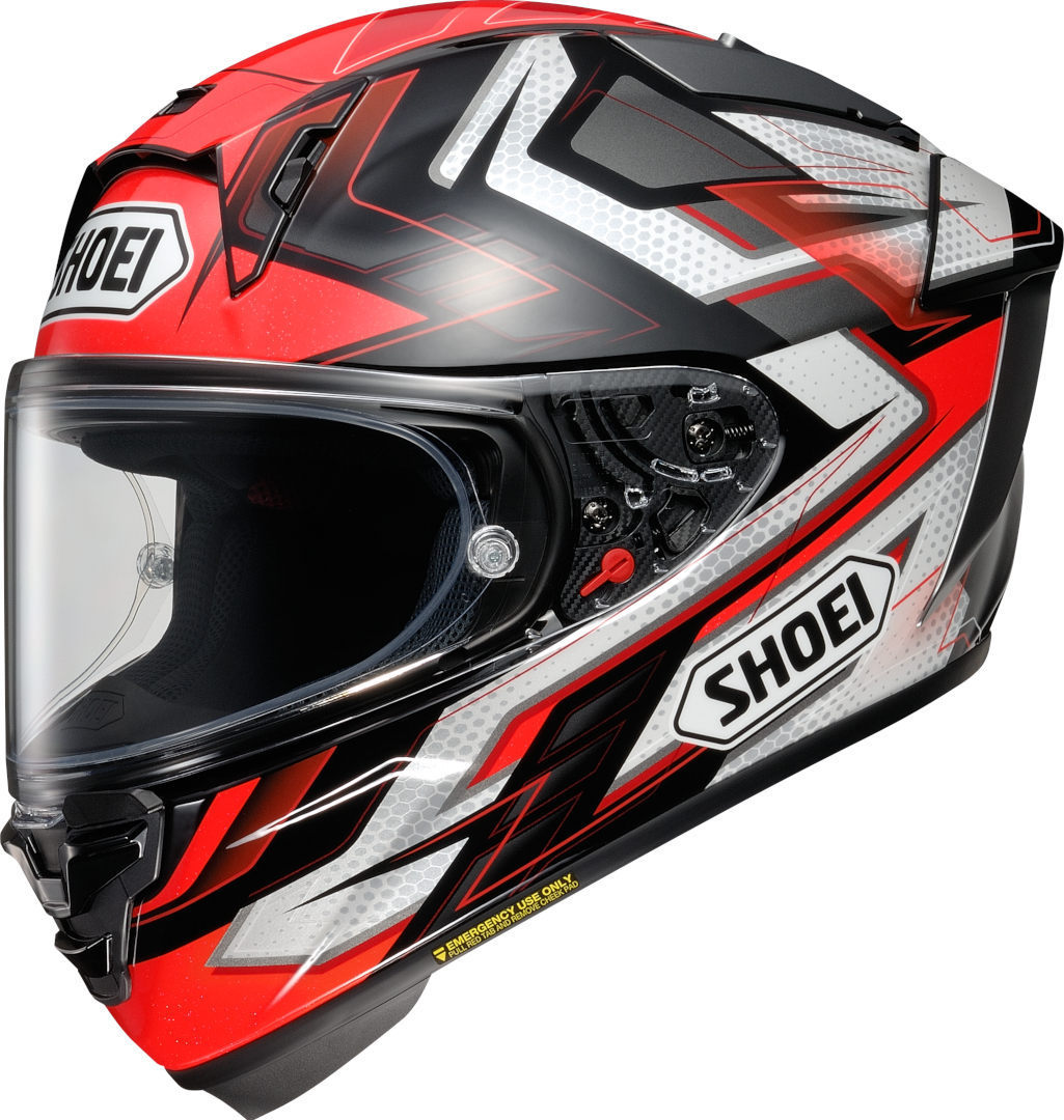 Shoei X-SPR Pro Escalate Casco rosso/nero/bianco M (57/58) Figura 1