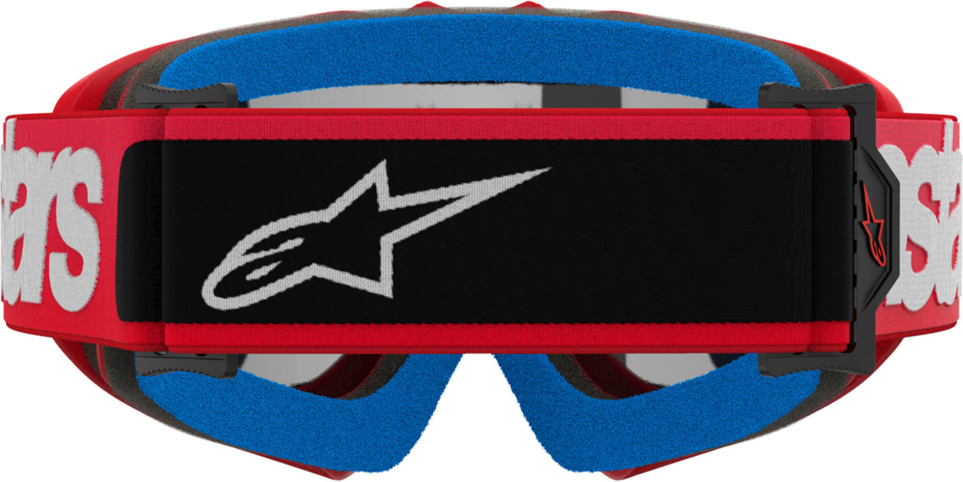 Alpinestars Vision Blaze Mirrored Ochelari de motocross pentru tineret Roșu/Alb Figura 4