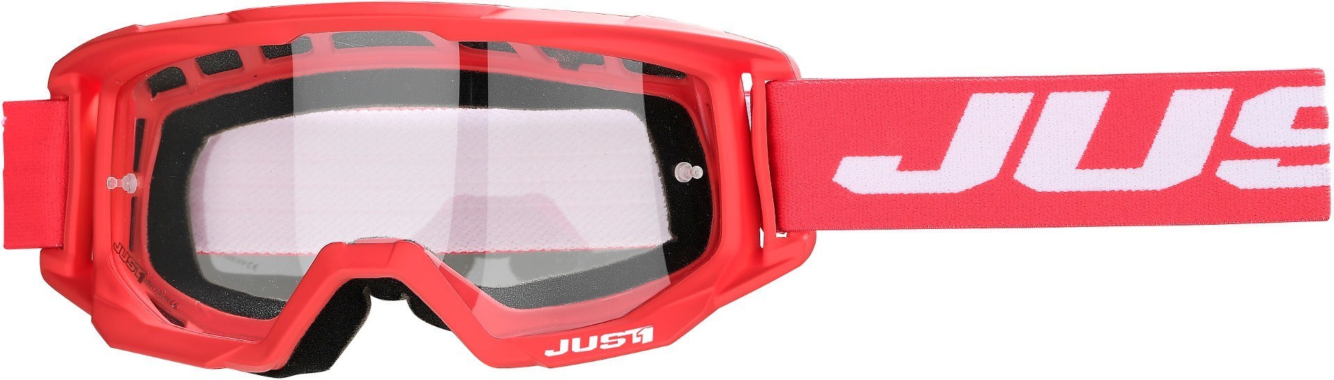 Just1 Vitro Ochelari de motocross Roșu/Alb Figura 2